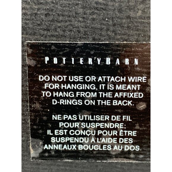 Pottery Barn Framed Wine Bottle Typography Print Art Decor Bar 7581 GUC - Picture 8 of 12